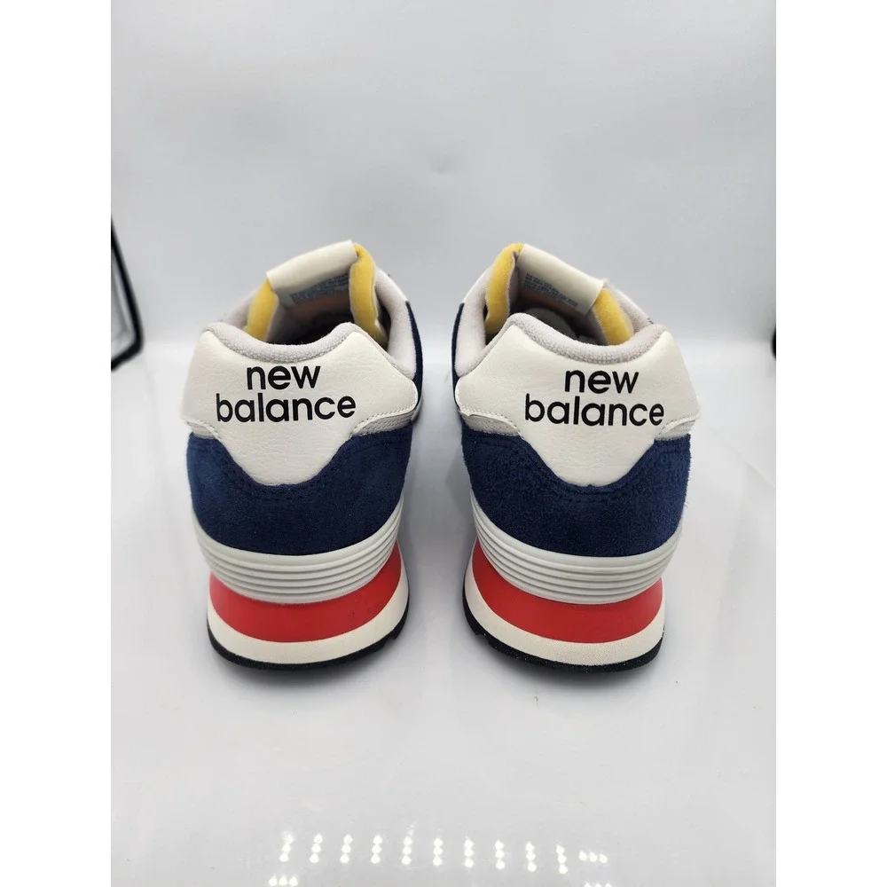 New Balance 574 Classics Navy Blue White Red U574VPN Mens 9.5 Womens 11